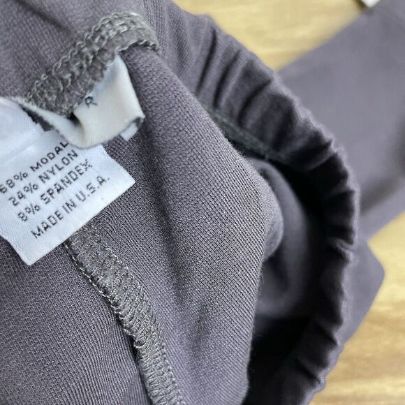 Bryn Walker Modal Blend Pull On Capri Leggings Gray Elastic Waist Womens Small - Picture 10 of 11